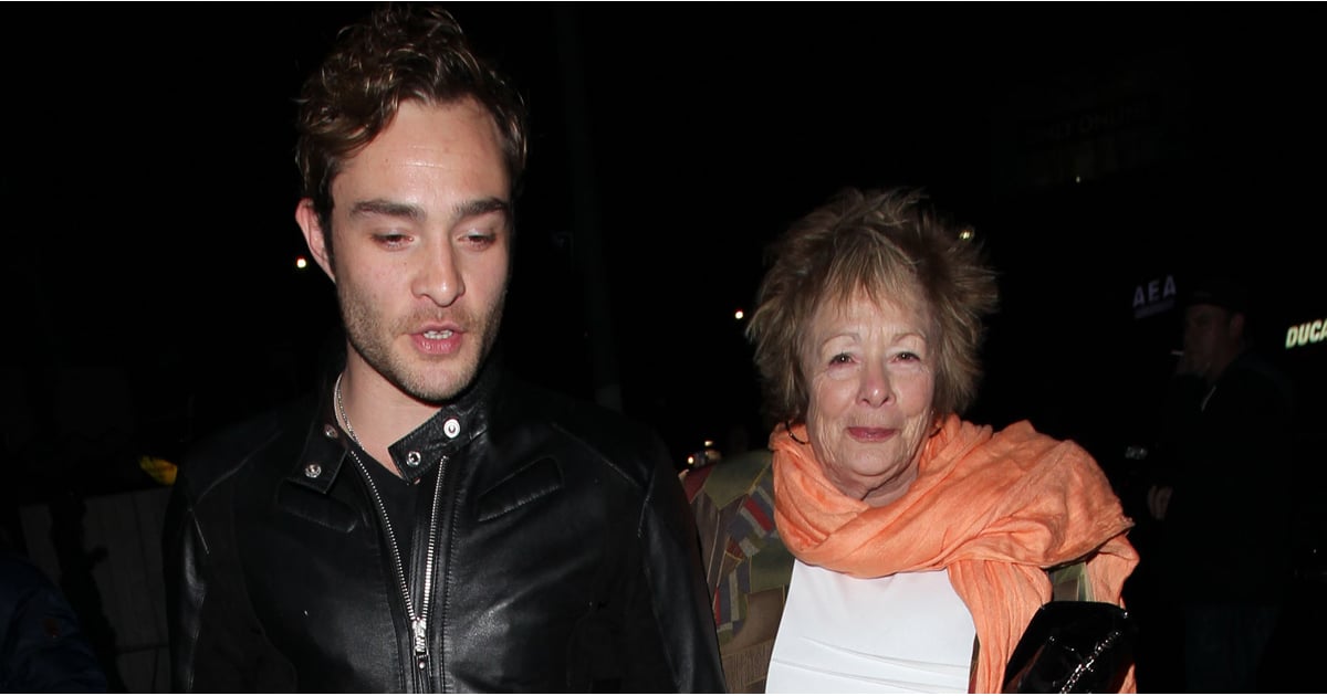 Ed Westwick and His Mom Out in LA March 2016 | POPSUGAR Celebrity