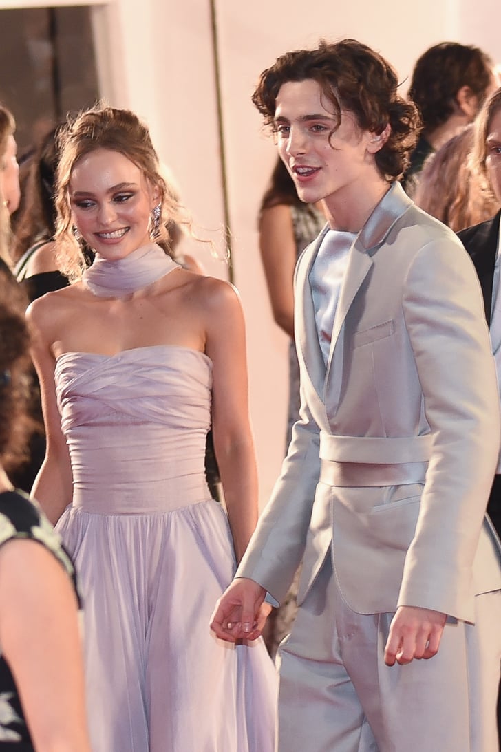 Timothée Chalamet, LilyRose Depp Venice Film Festival 2019 POPSUGAR