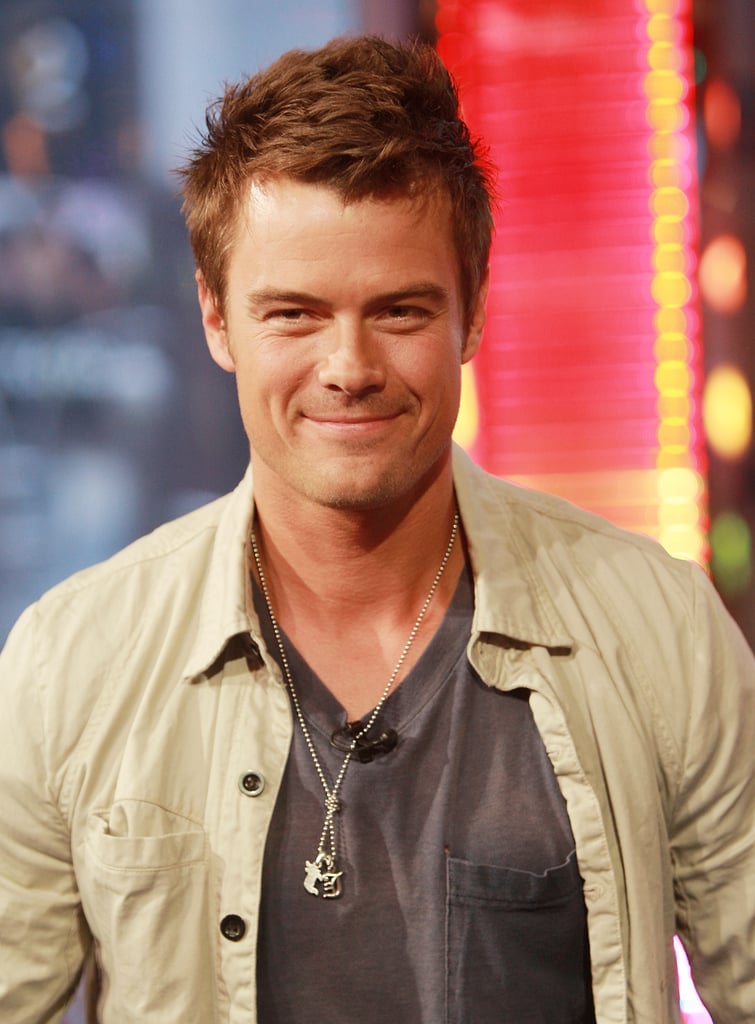Josh kept things casual for a TRL visit in June 2007.