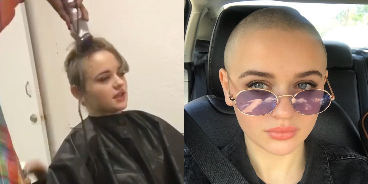 Joey King Shaves Her Head October 2018 | POPSUGAR Beauty