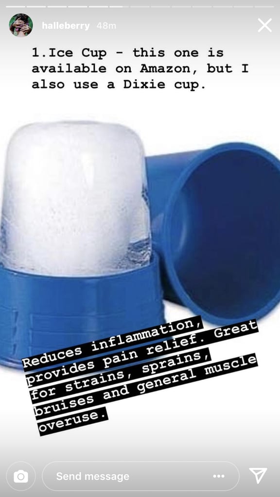 Ice Cups Are Her Go-To For Achy Muscles