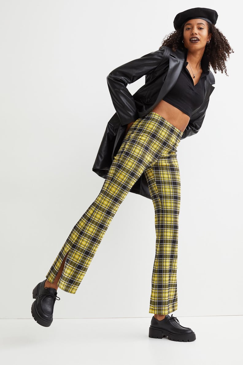 For a Bold Statement: Slit-Detail Jazz Pants