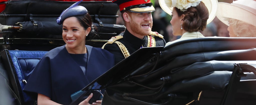 Meghan Markle Navy Outfit at Trooping the Colour 2019