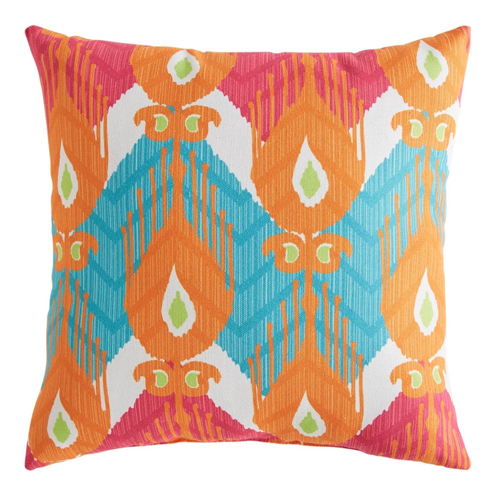 Dancing Flames Ikat Pillow