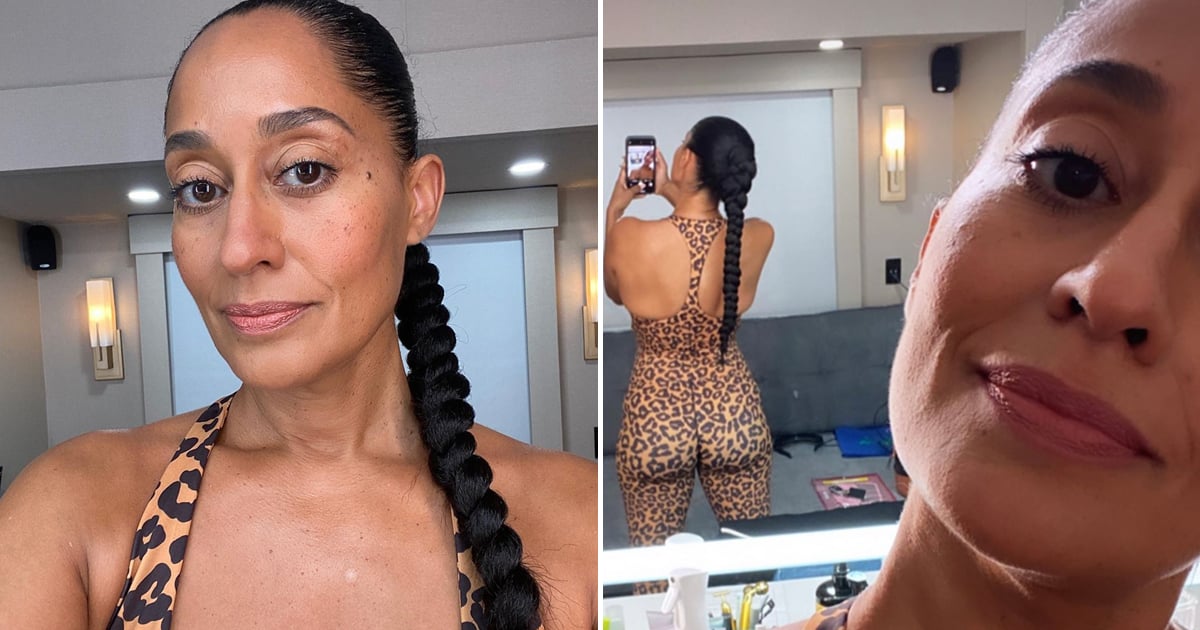 Tracee Ellis Ross Flexed in a Leopard Unitard, and the Catwoman Energy Is R...