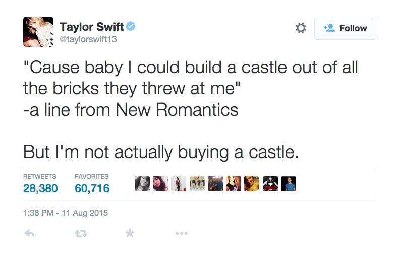 When She "Bought a Castle in Scotland"