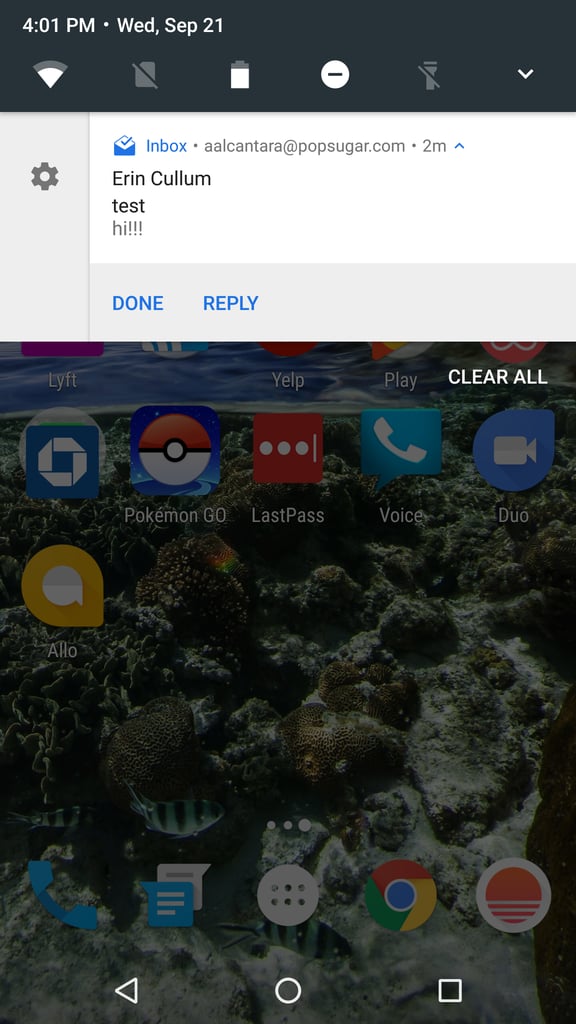 Pick the level of importance your notifications have.