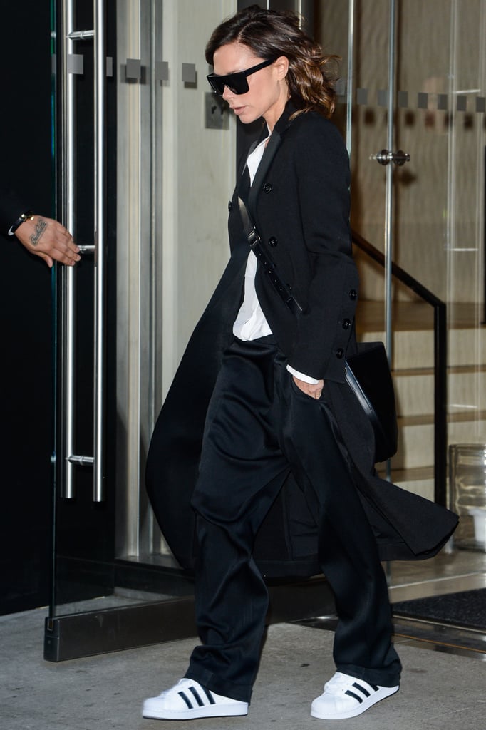 Victoria Beckham Wears Adidas Smiths POPSUGAR Fashion