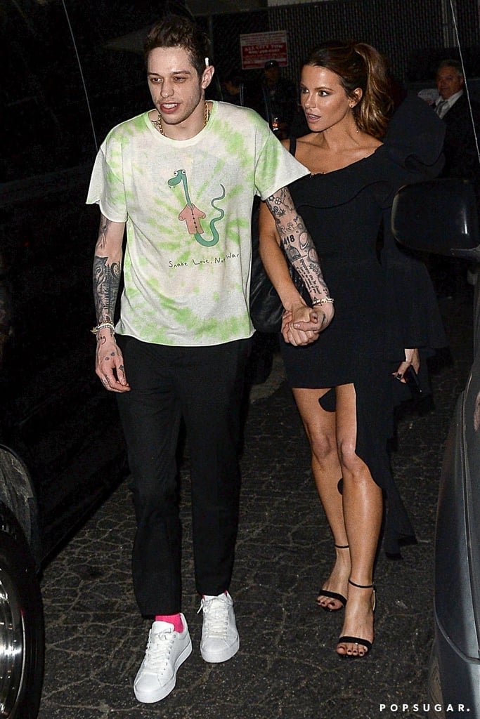 Kate Beckinsale and Pete Davidson Holding Hands March 2019