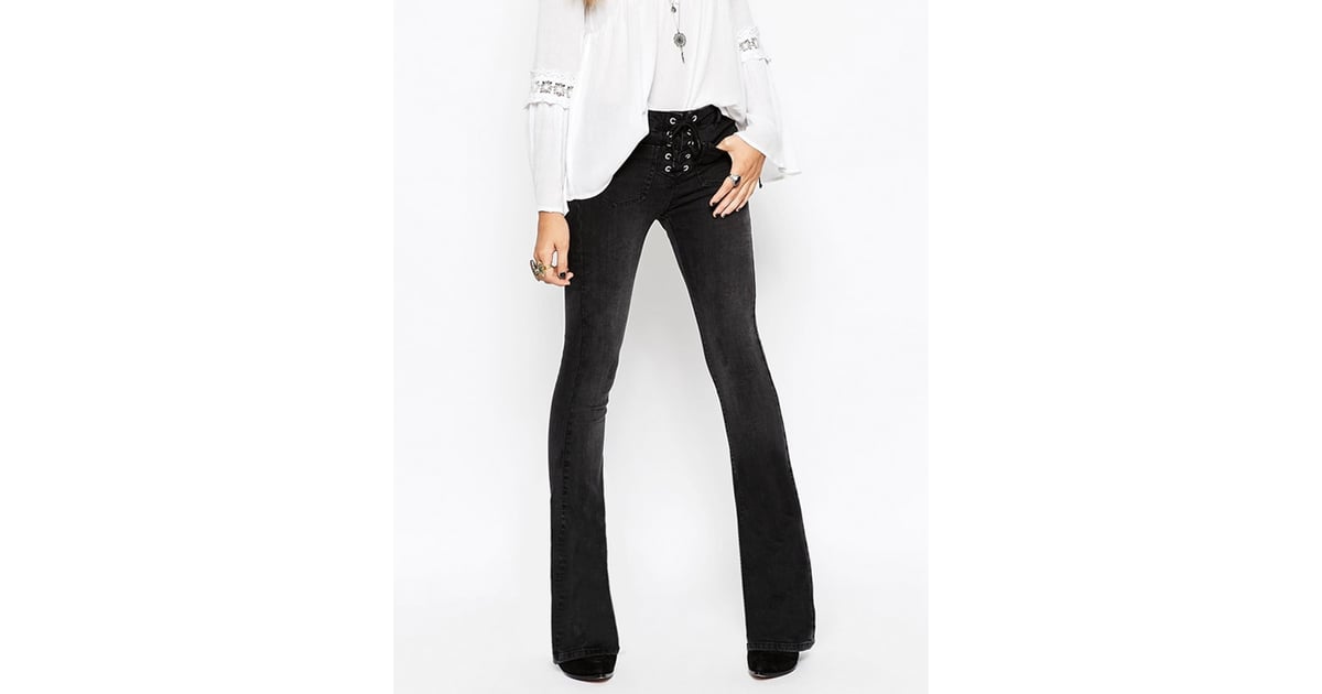Asos Flare Jeans With LaceUp Fly (30) Spring 2016 Denim Trends POPSUGAR Fashion Photo 23