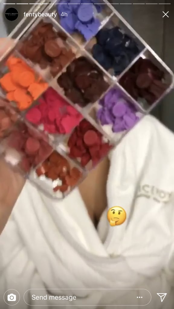 Remember when Priscilla ground up Fenty Beauty lipsticks? Well, now we know why! She was packing them up for her SAG Awards beauty kit.