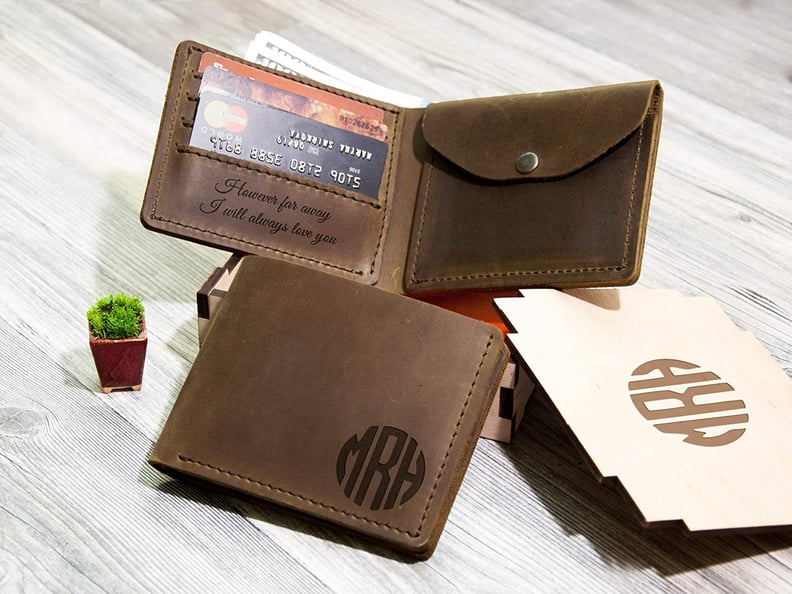 A Useful Find: Personalized Leather Wallet
