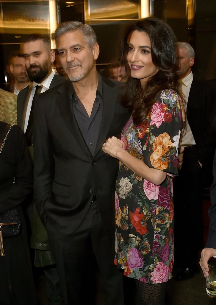 George and Amal Clooney at White Helmets Screening 2017