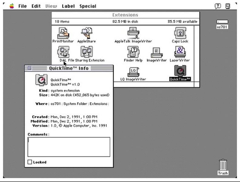 1991: QuickTime