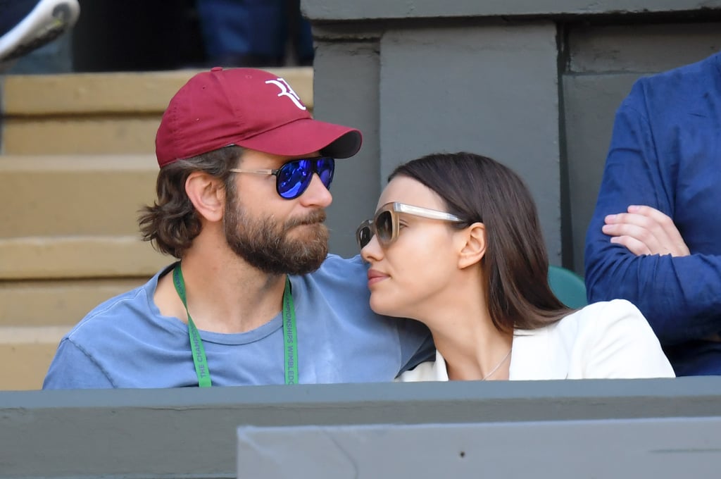 Bradley Cooper and Irina Shayk at Wimbledon 2016