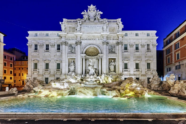 Throw a Coin and Make a Wish in the Trevi Fountain in Italy