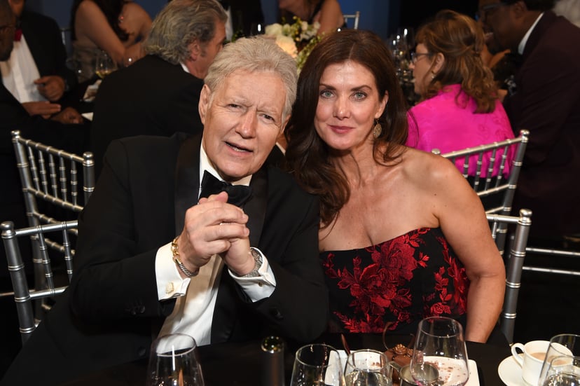 HOLLYWOOD, CALIFORNIA - JUNE 06: (L-R) Alex Trebek and Jean Currivan Trebek attend the 47th AFI Life Achievement Award honoring Denzel Washington at Dolby Theatre on June 06, 2019 in Hollywood, California. (Photo by Michael Kovac/Getty Images for AFI)