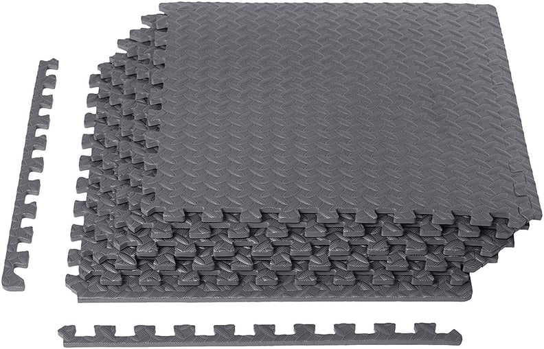 AmazonBasics Exercise Mat With EVA Foam Interlocking Tiles