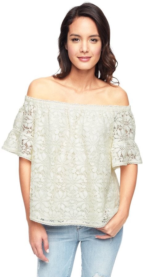 Juicy Couture Marguerite Corded Lace Top
