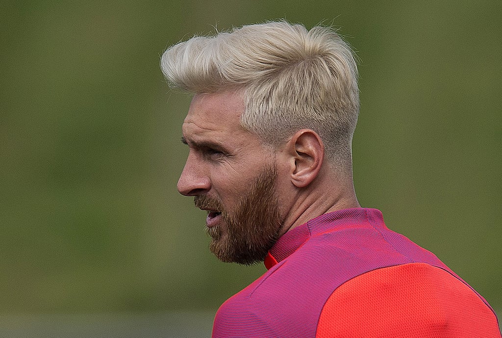 Lionel Messi's Blond Hair July 2016  POPSUGAR Latina Photo 2