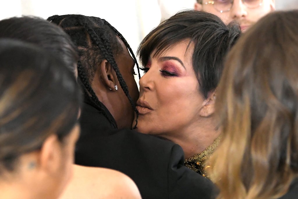 Pictured: Travis Scott and Kris Jenner