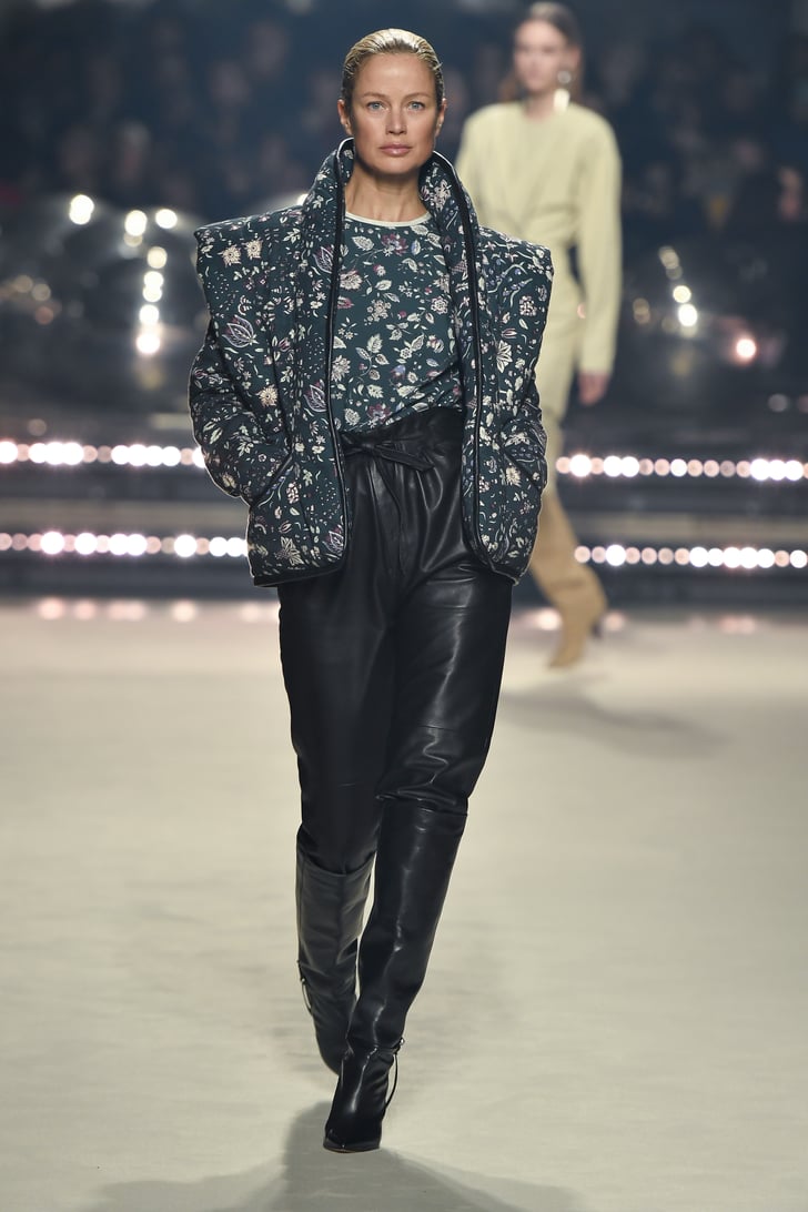 Carolyn Murphy on the Isabel Marant Fall 2020 Runway at Paris Fashion ...