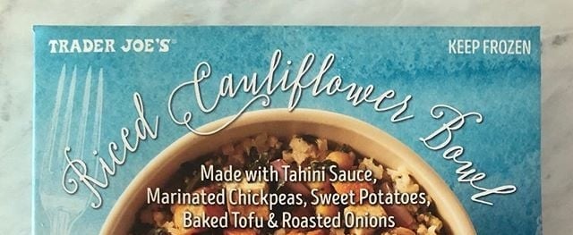 Trader Joe's Riced Cauliflower Bowl