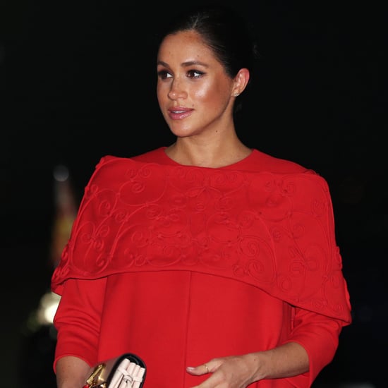Meghan Markle Wears Red Dress in Morocco Feb. 2019