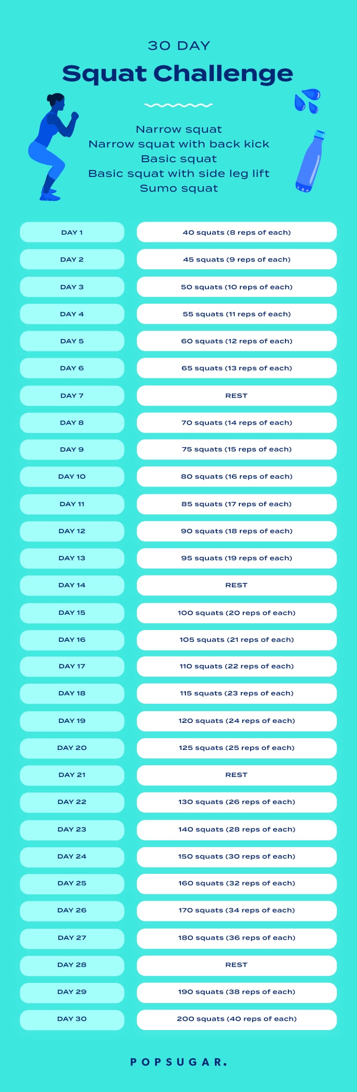 The 30-Day Squat Challenge Plan