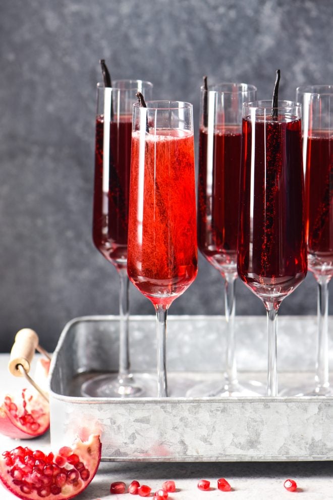 Pomegranate Vanilla Sparkling Wine