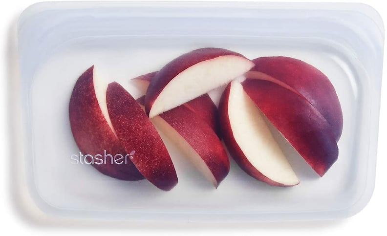 Stasher 100% Silicone Reusable Food Bag, Snack Size