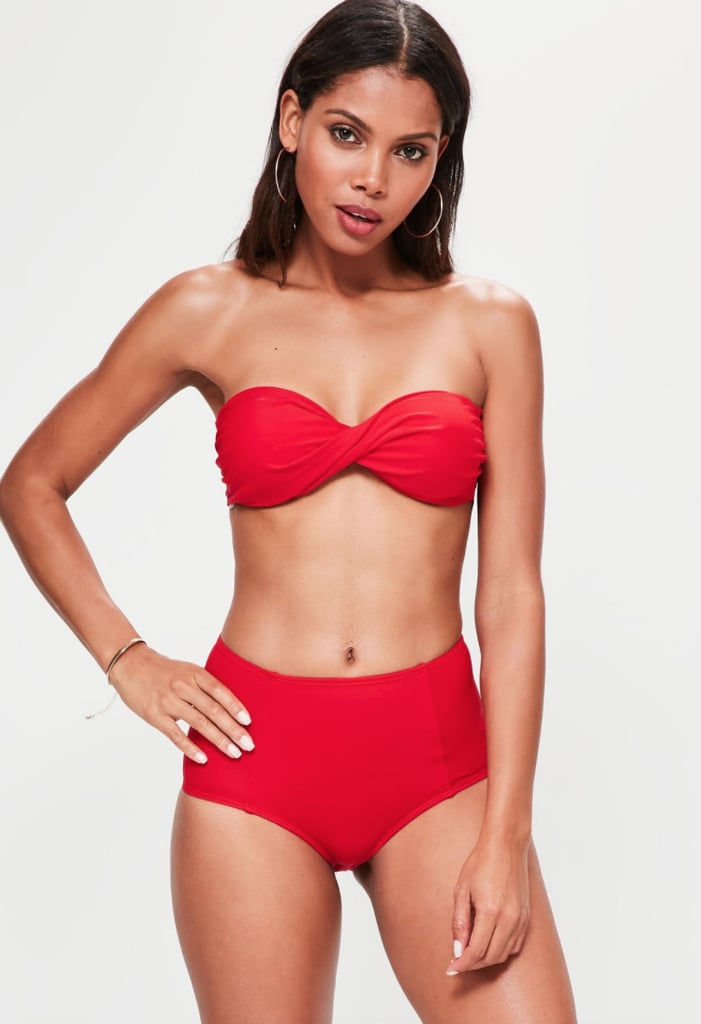 Missguided Twist Bandeau Bikini Top