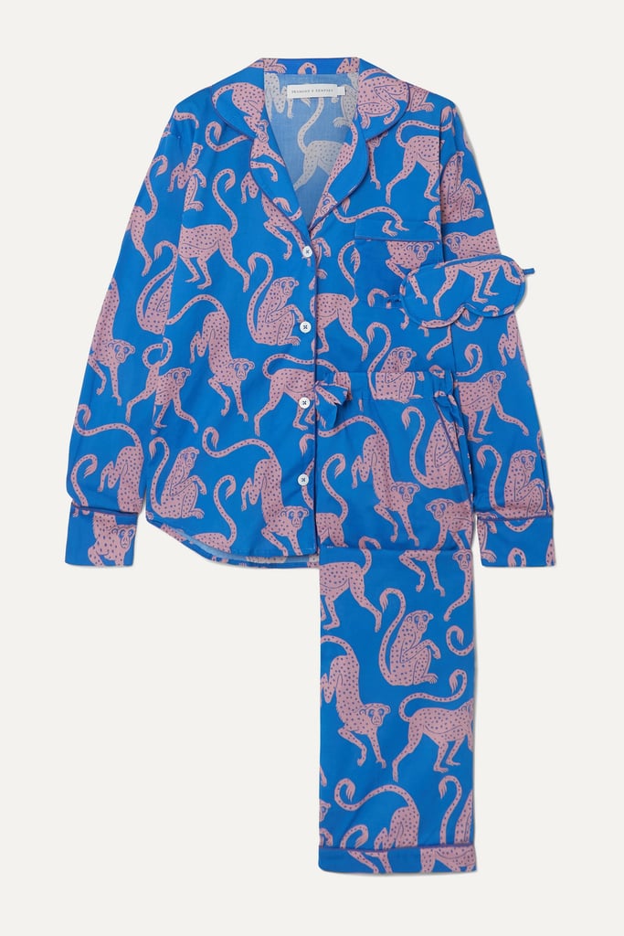 Desmond & Dempsey Soleia Printed Cotton-Voile Pajama Set