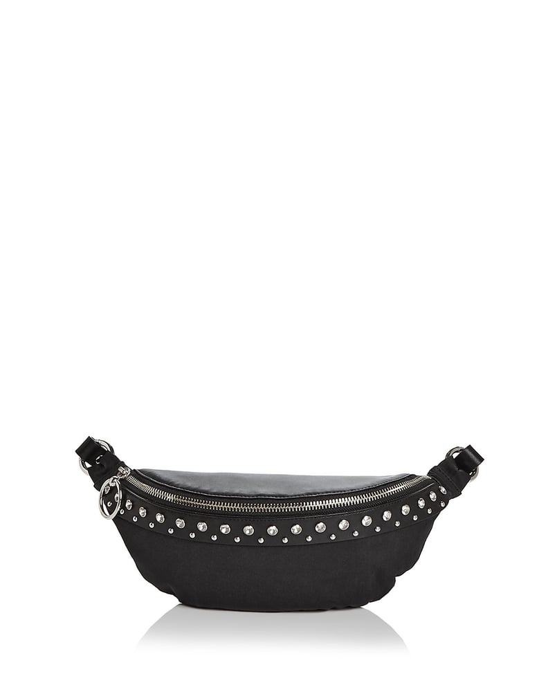 Rebecca Minkoff Crystal Studded Nylon & Leather Convertible Belt Bag