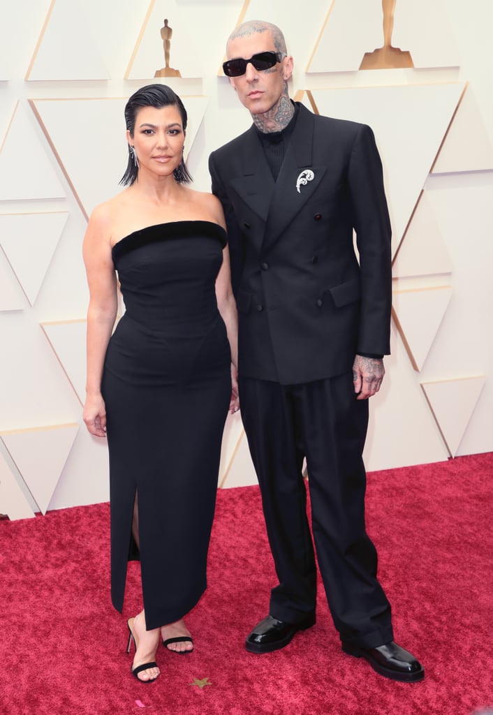 Kourtney Kardashian and Travis Barker at the Oscars