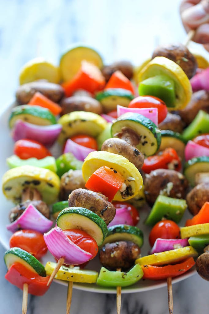 Garlic-Herb Vegetable Kebabs | Grilling Recipes | POPSUGAR Food Photo 32