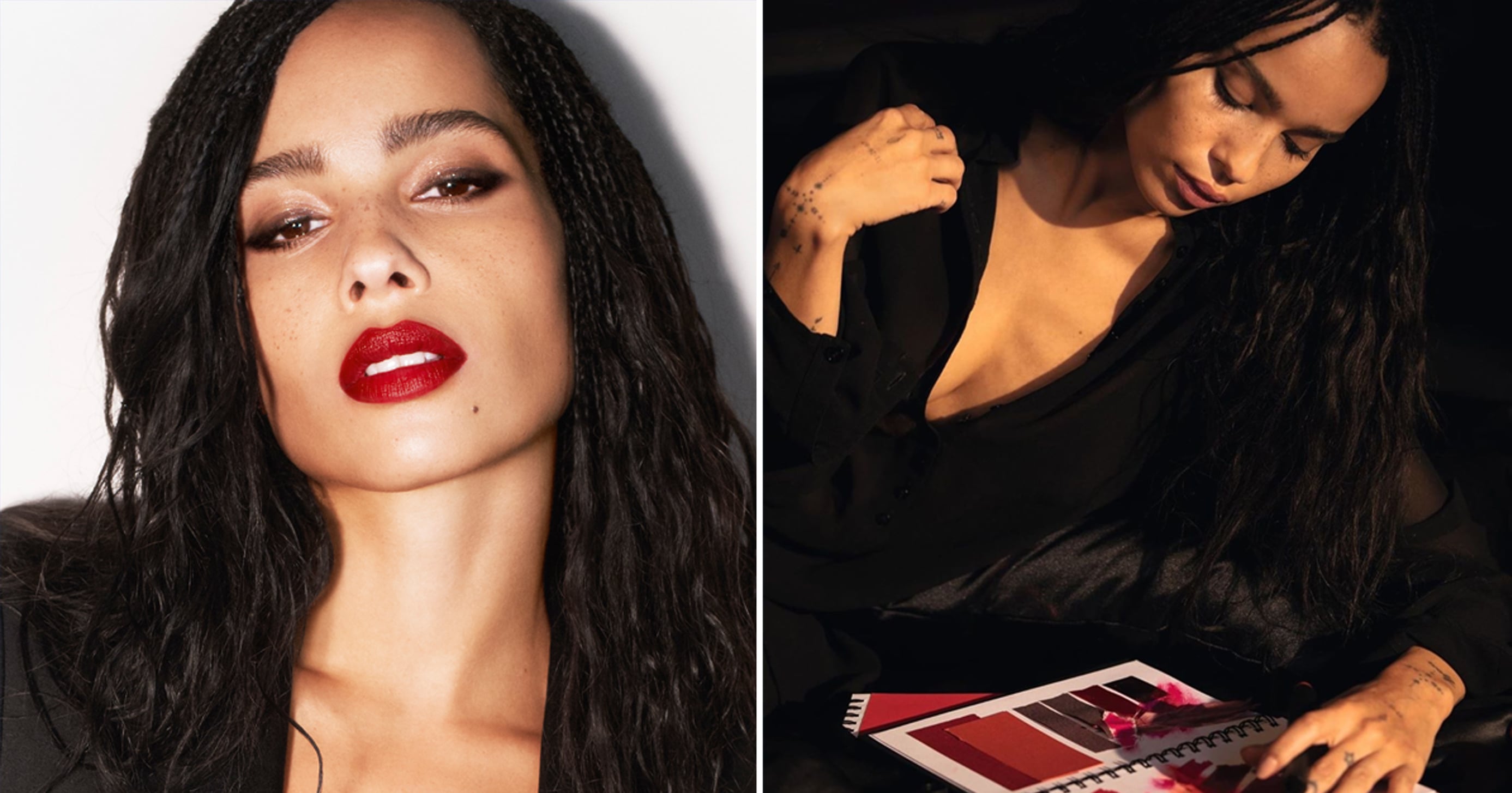 Zoë Kravitz YSL Beauté Rouge Pure Couture Collection Details