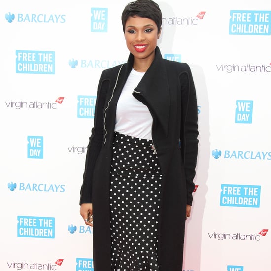 Jennifer Hudson in Polka Dot Skirt at We Day Concert