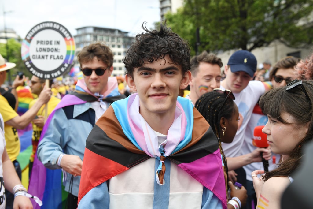 Photos of the "Heartstopper" Cast at London's Pride March