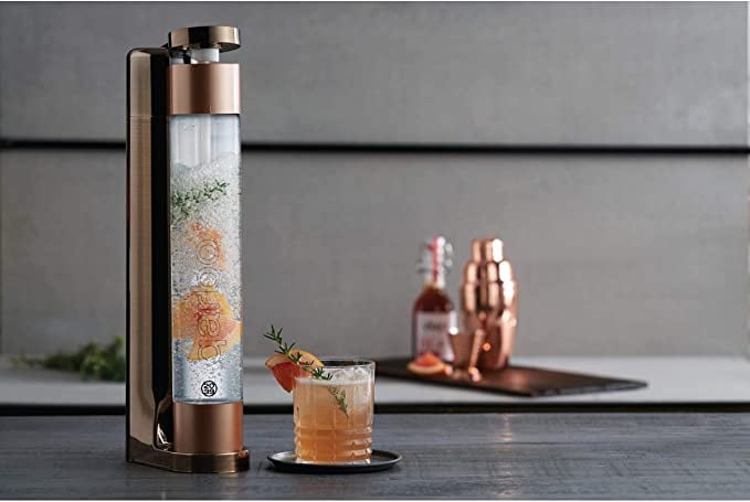 A Sparkling Water Maker: Twenty39 Qarbo Sparkling Water Maker and Fruit Infuser