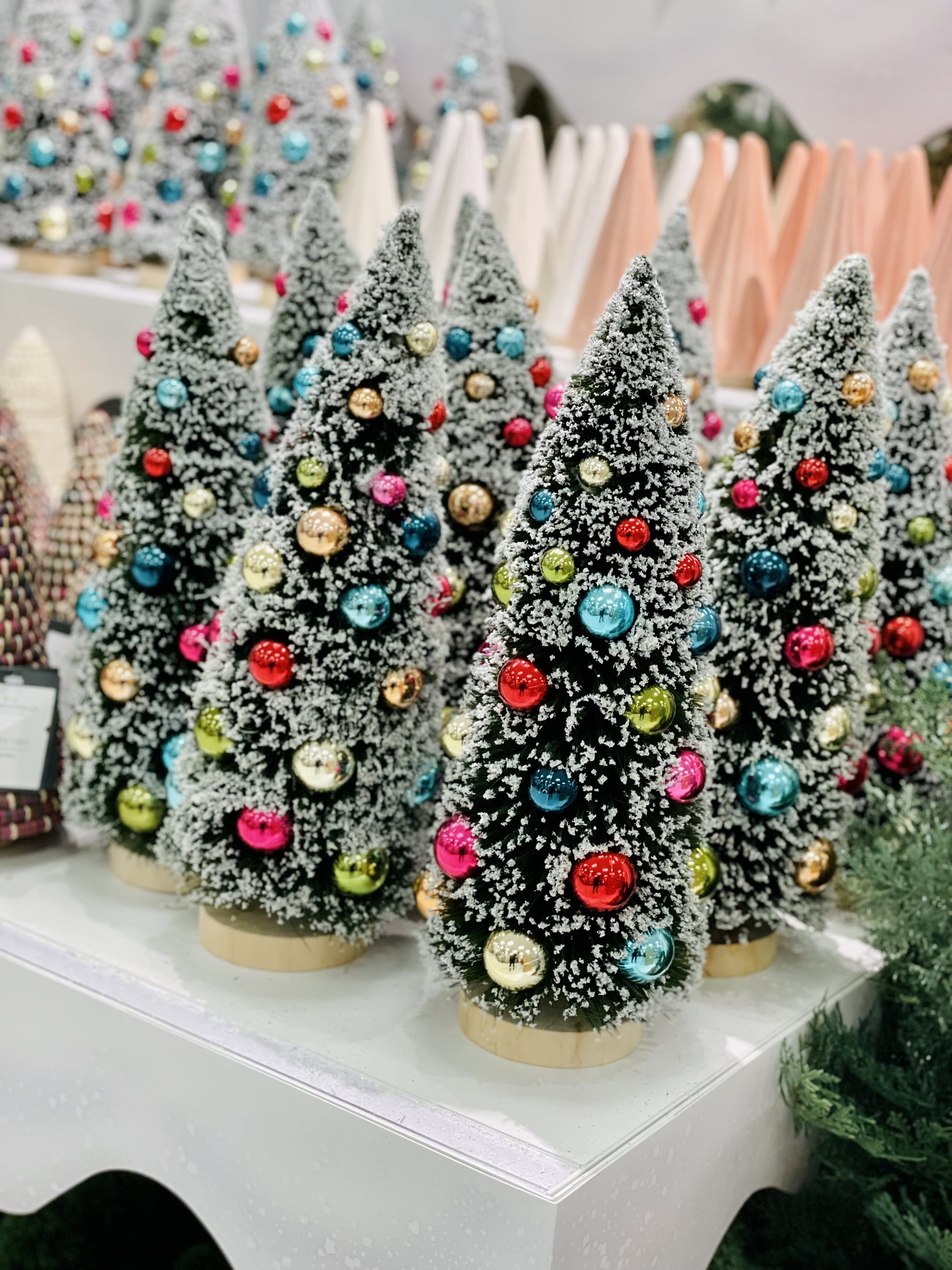 Target bottle brush christmas trees clearance