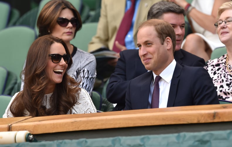 Kate and Will at Wimbledon 2014