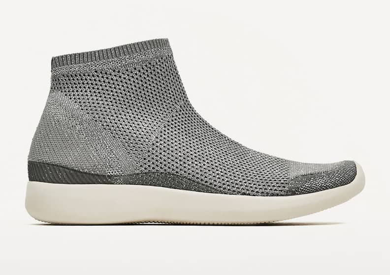Shiny discount sock sneakers