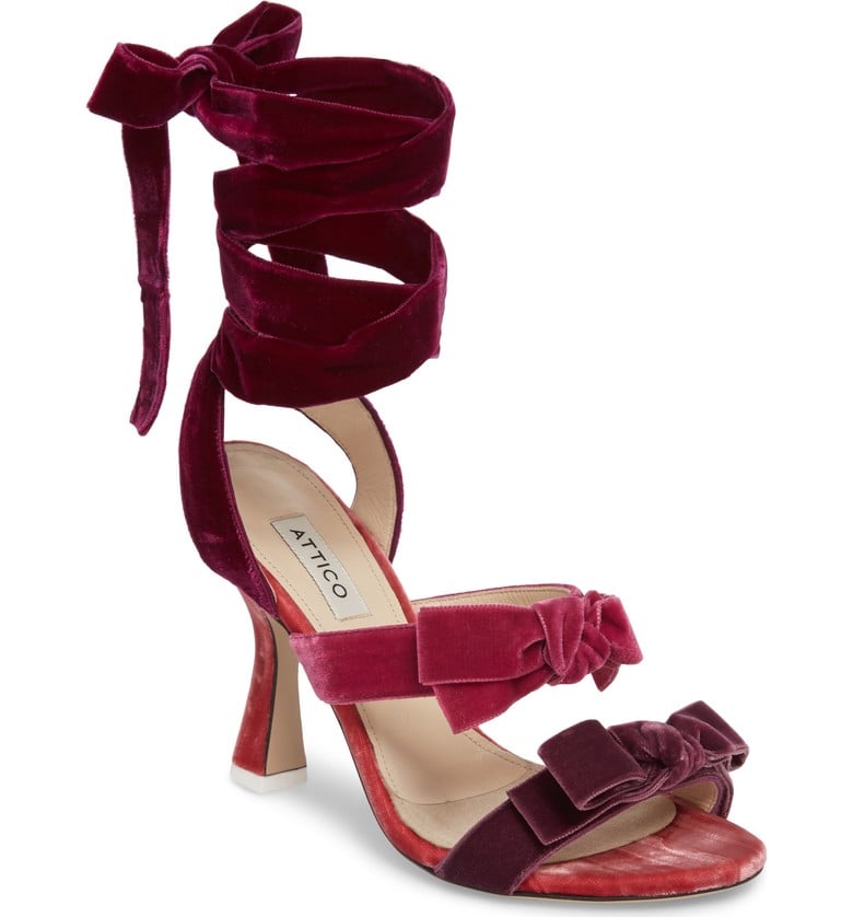 the attico blue heels