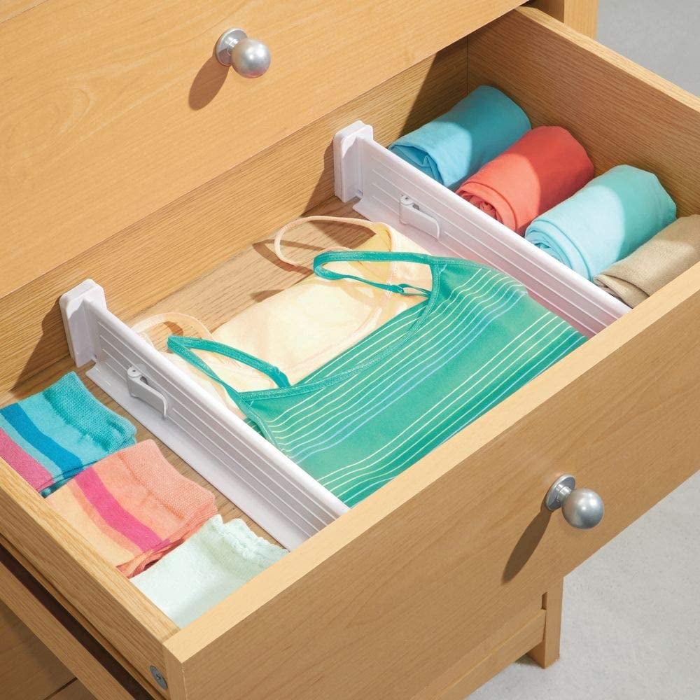 mDesign Adjustable Expandable Drawer Organiser The Best Home