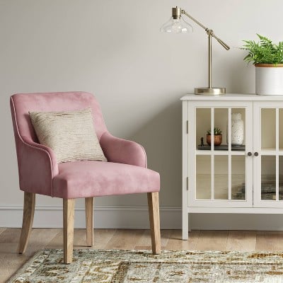 Threshold Stockbridge Anywhere Chair (Dusty Blush)