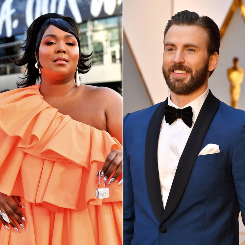 Lizzo and Chris Evans