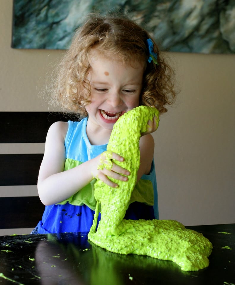 Neon Green Edible Slime