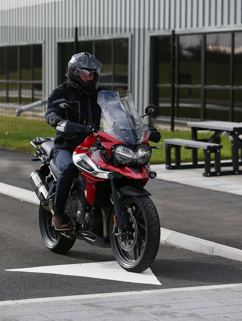 Prince William Riding a Motorcycle February 2018