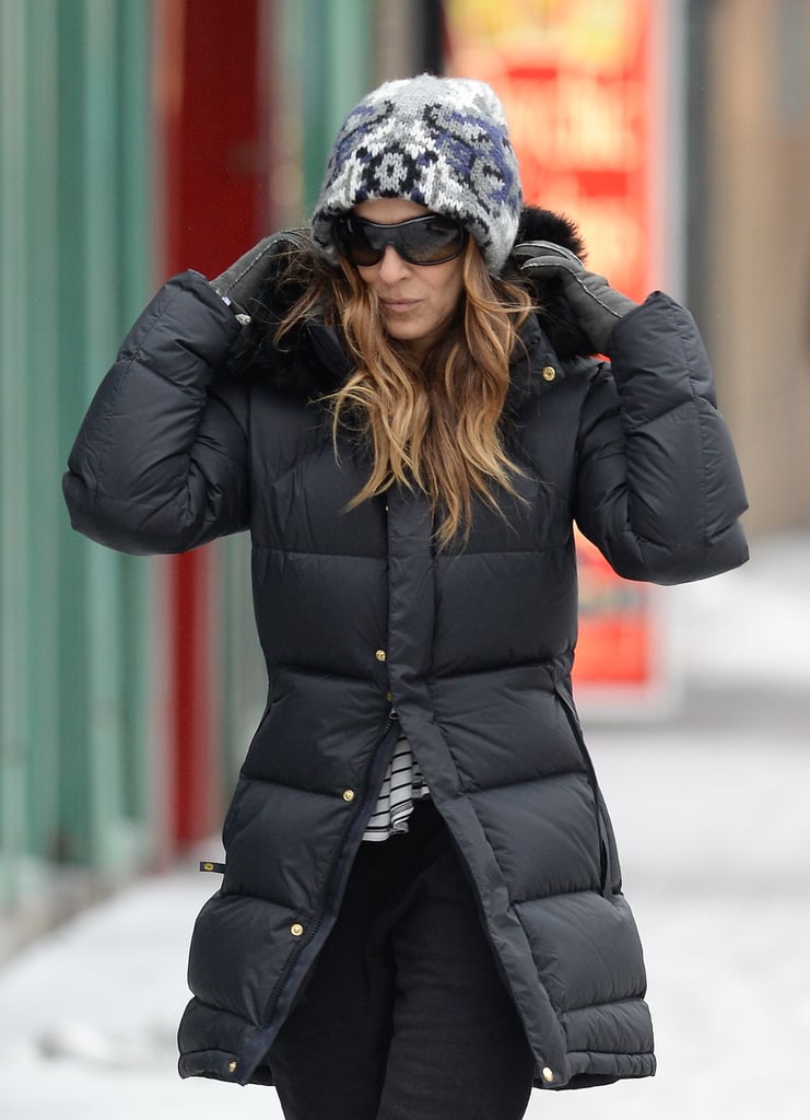 On Tuesday, Sarah Jessica Parker braved the chilly NYC weather.
